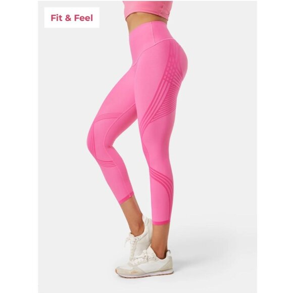 Fanka Womens Lift & Curve Seamless Leggings - Pink - Picture 1 of 6